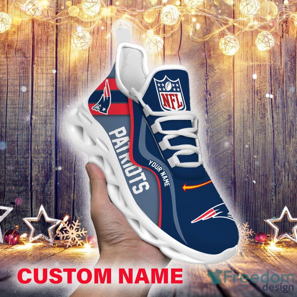 New England Patriots New Trend Max Soul Shoes Running Sneakers