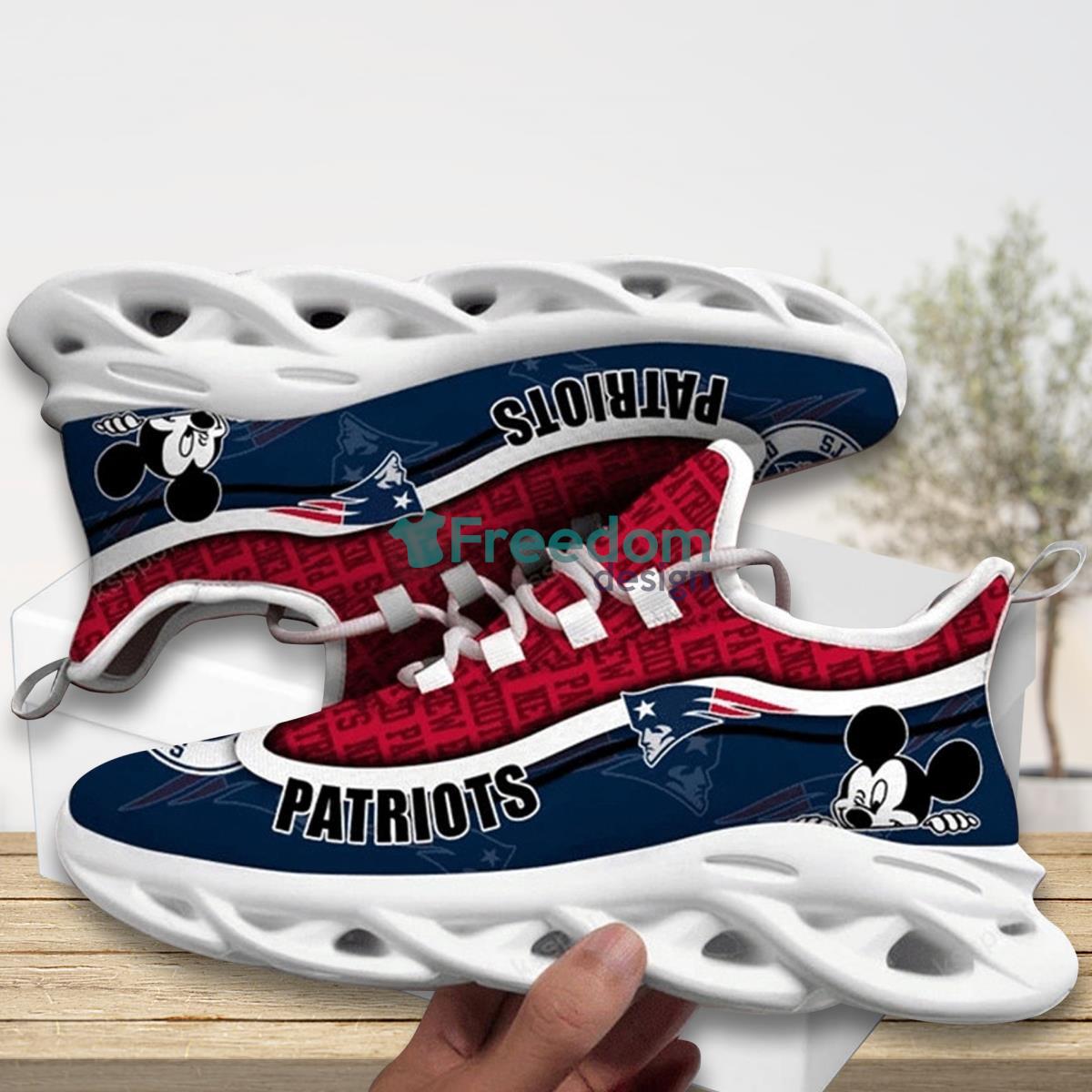 New England Patriots Team Max Soul Shoes Running Sneakers For Men Women Product Photo 1