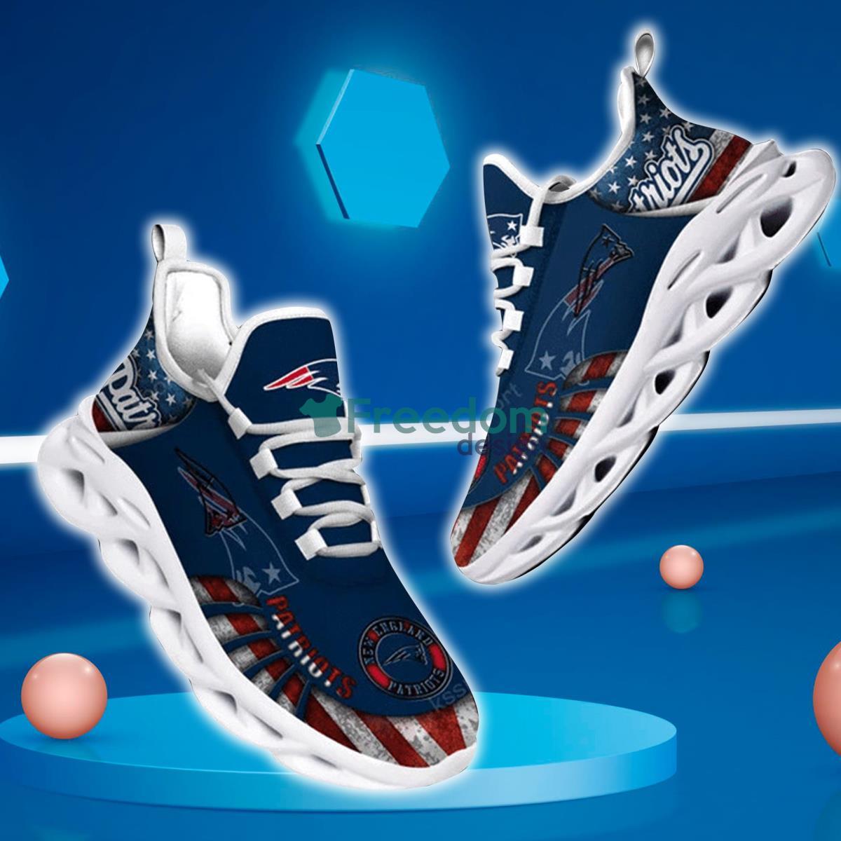 New England Patriots Team Max Soul Shoes Running Sneakers For Real Fans Product Photo 1