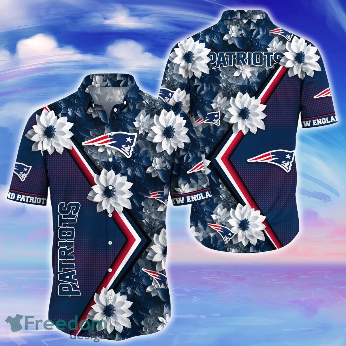 New England Patriots Trending Hawaiian Shirt For Fans - Freedomdesign