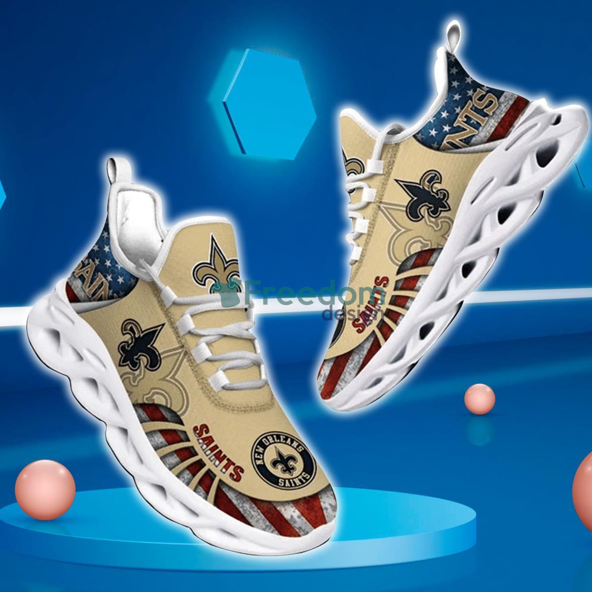 New Orleans Saints Team Max Soul Shoes Running Sneakers For Men Women Product Photo 1