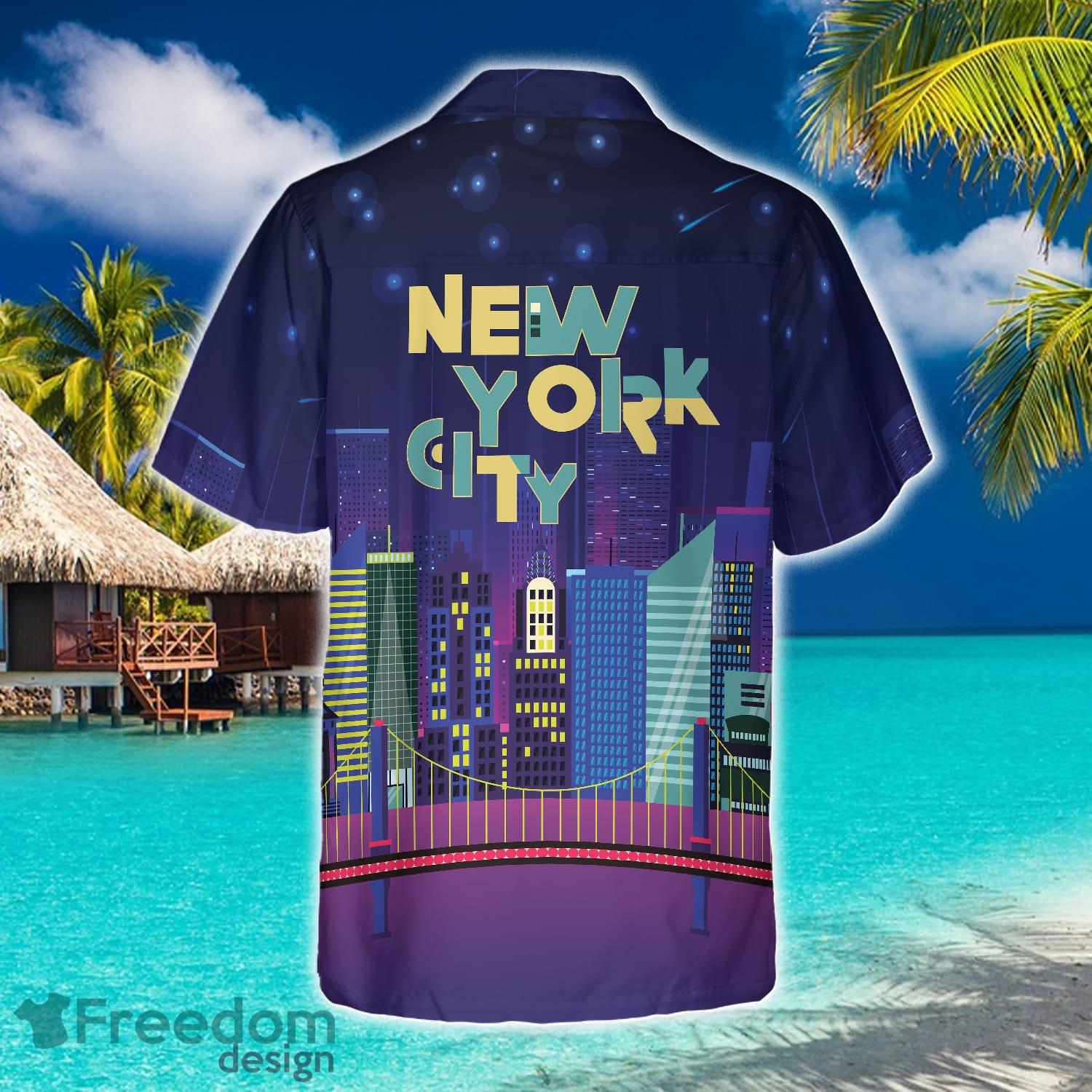 Chicago City Skyline Landmarks Hawaiian Shirt - Trendy Aloha