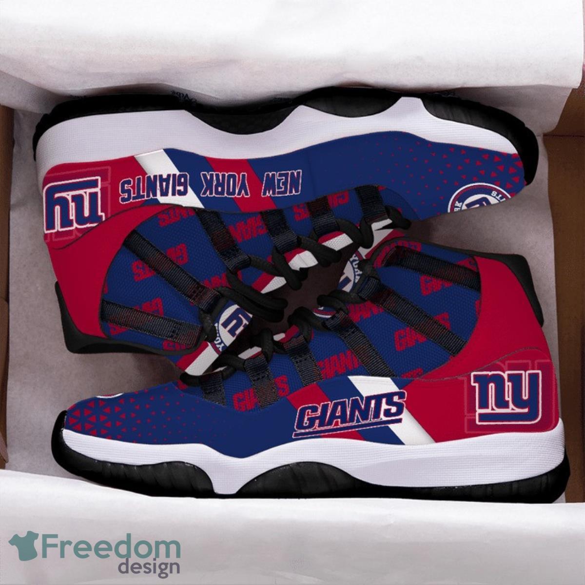 New York Giants Football Team Air Jordan 11 Best Sneakers For Fans Product Photo 2