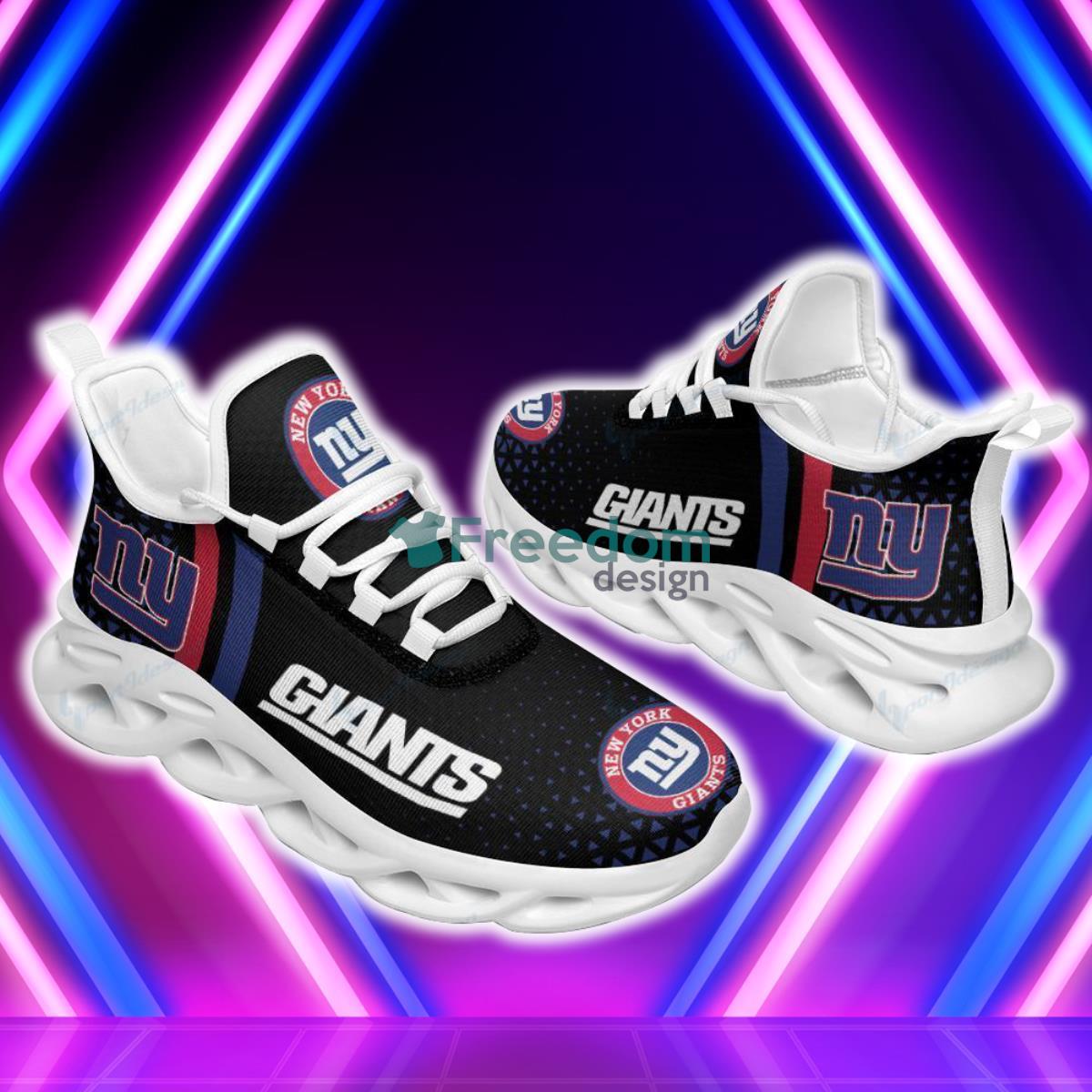 New York Giants Max Soul Shoes Trending Sneakers For Fans - Freedomdesign