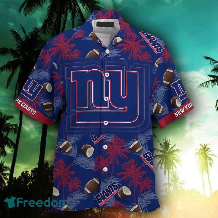 New York Giants NFL Logo Combo Hawaiian Shirt And Short Summer For Men  Women - Freedomdesign