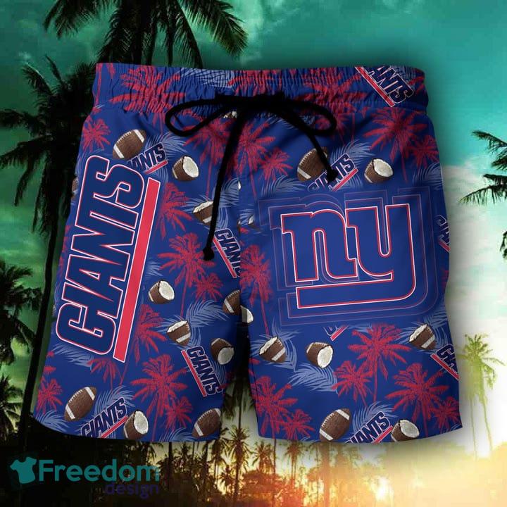 Personalized NFL New York Giants Combo Hawaiian Shirt And Shorts