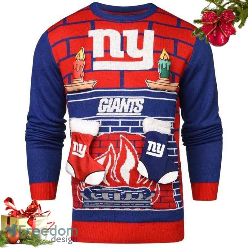 New York Giants NFL Retro Ugly Ideas Funny Ugly Christmas Sweater