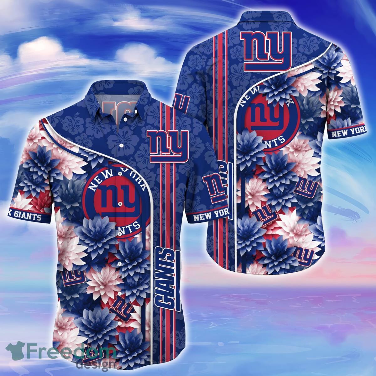 New York Giants Trending Hawaiian Shirt For Fans - Freedomdesign