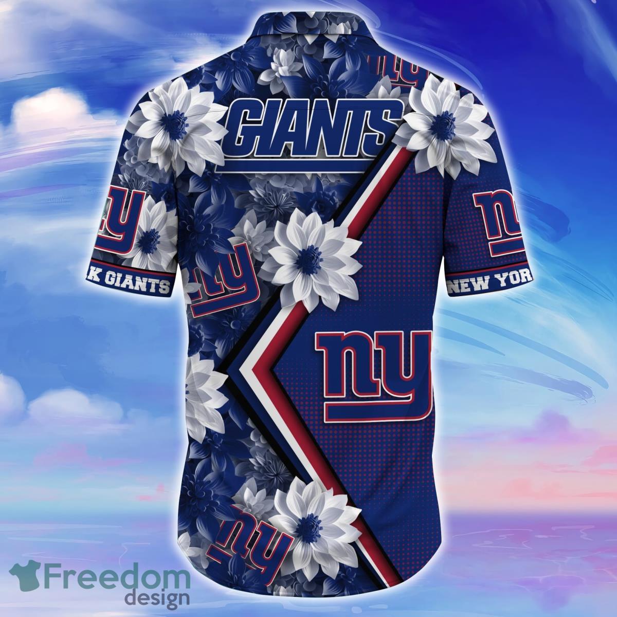 New York Giants NFL Quarter Style Hawaiian Shirt For Fans - Banantees