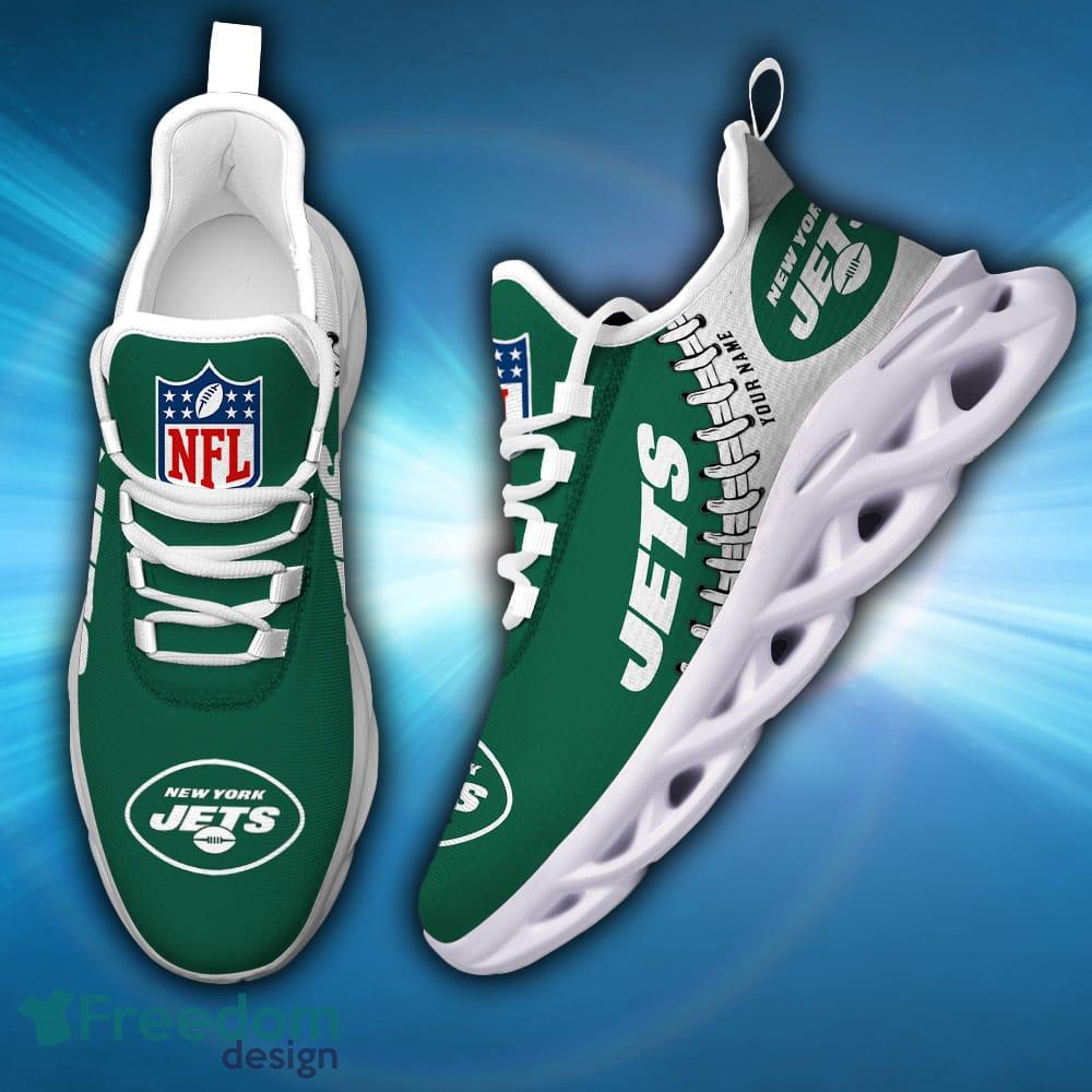 NFL Chunky Sneakers New York Jets Logo Mix Color Max Soul Shoes