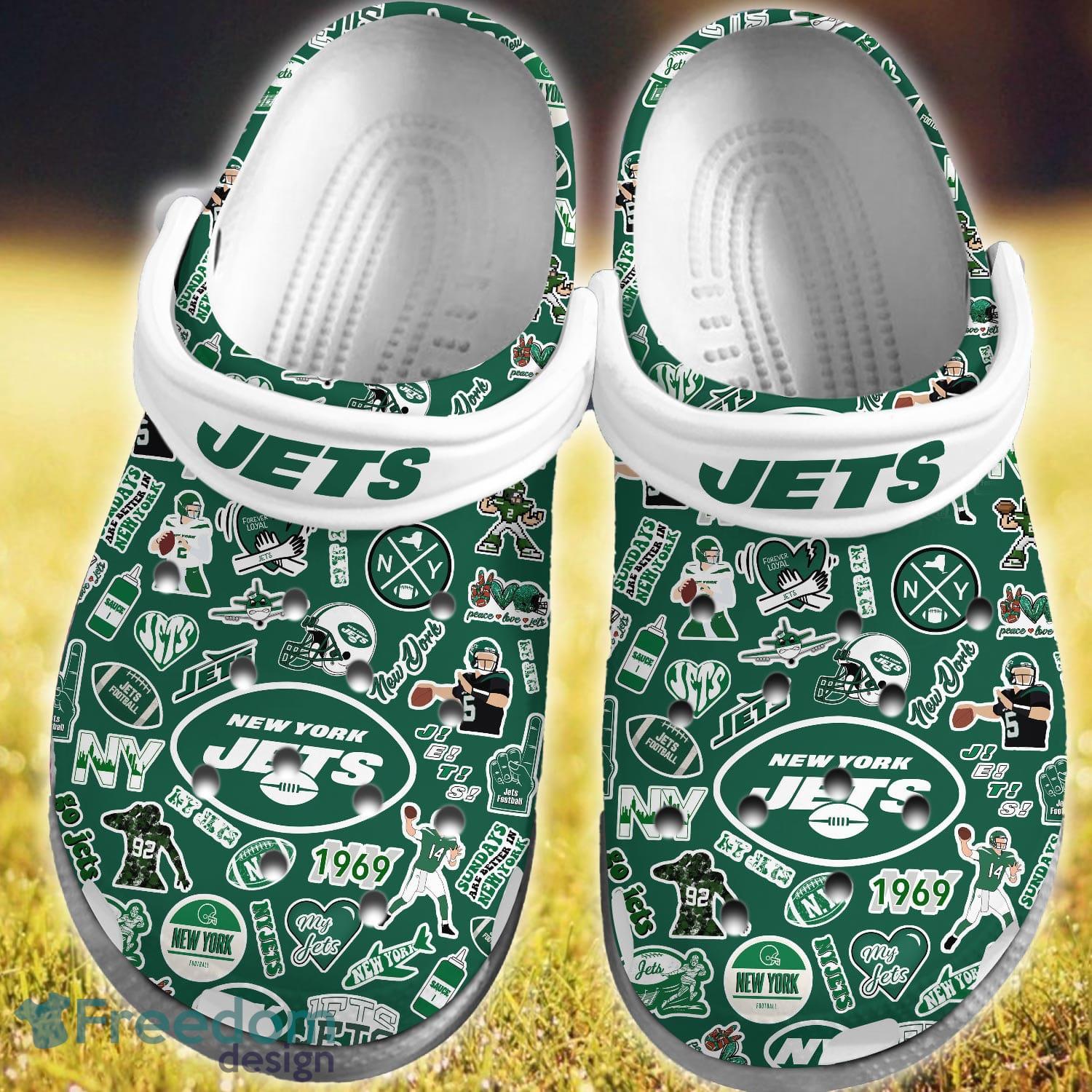 New York Jets Sherpa Lined Buffalo Check Clog FOCO