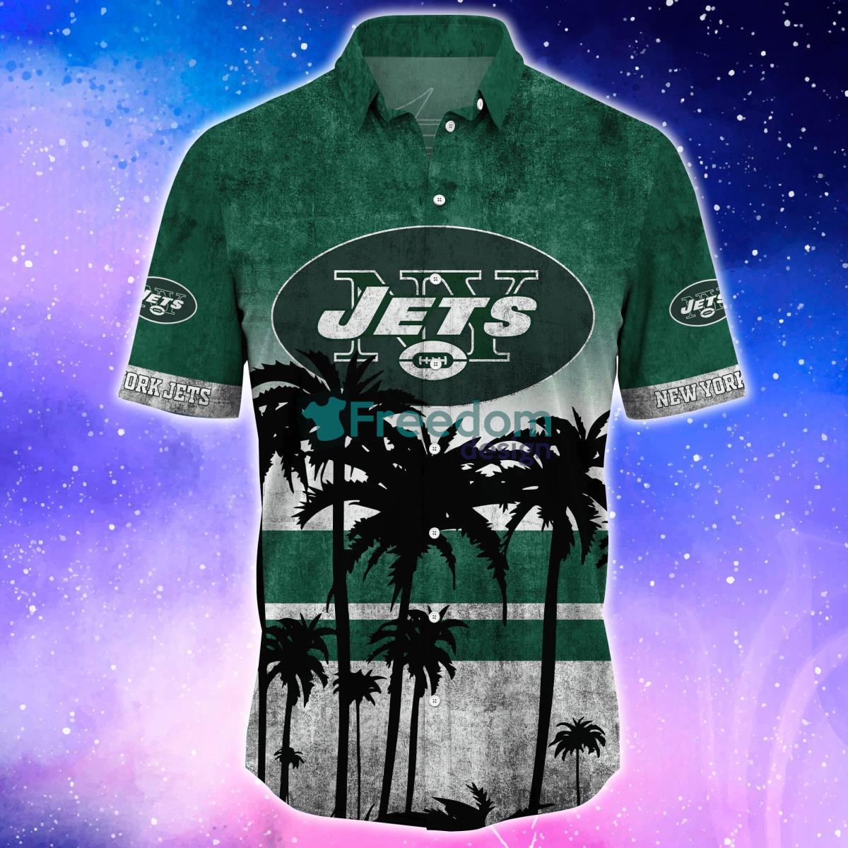 New York Jets Trending Hawaiian Shirt And Shorts For Fans Product Photo 2