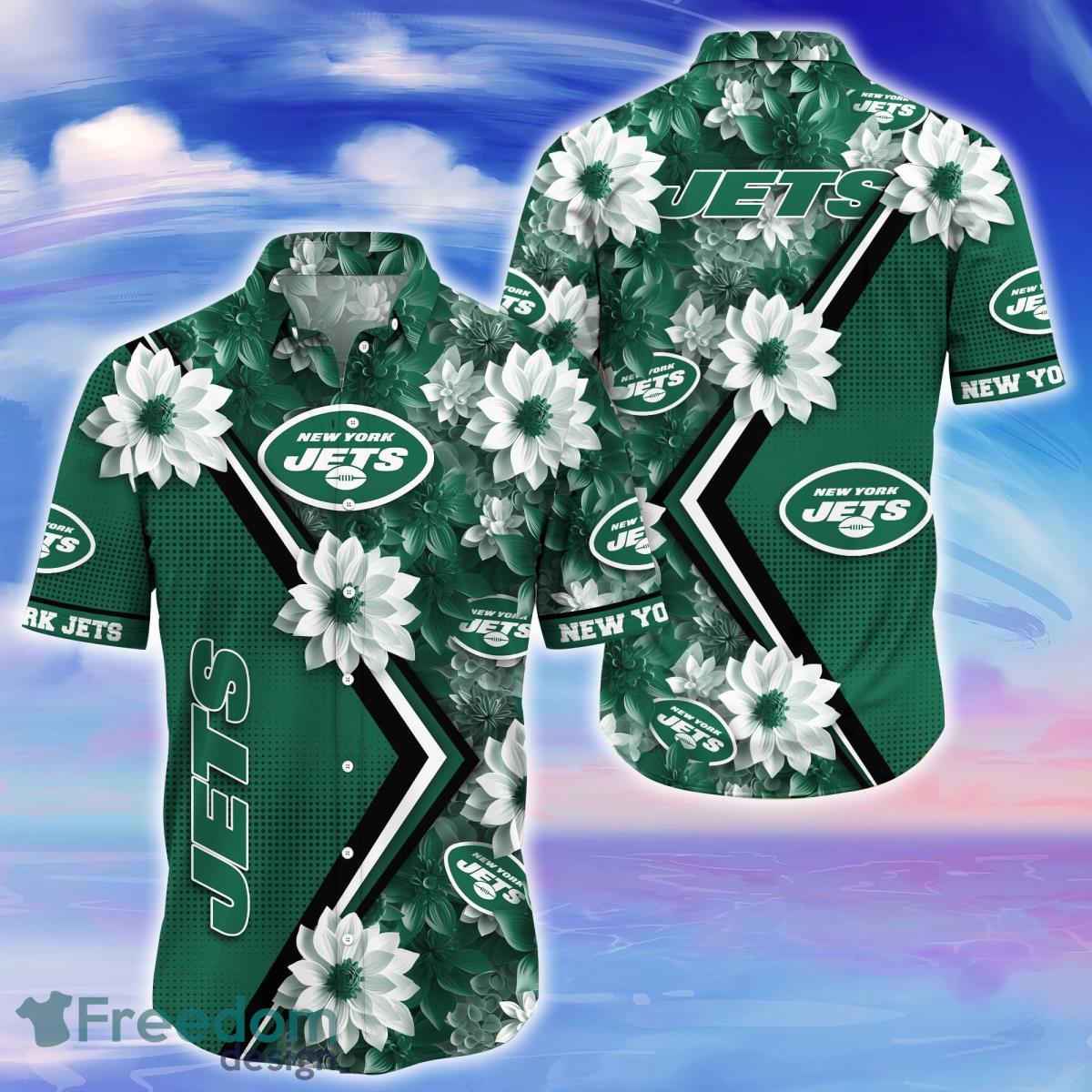 New York Jets Trending Model 3 Funny Hawaiian Shirt - Bring Your Ideas,  Thoughts And Imaginations Into Reality Today