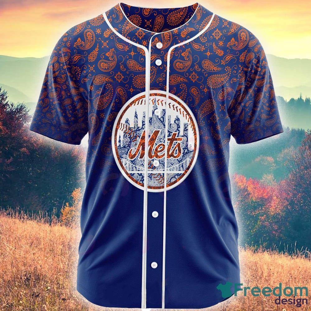New York Mets MLB Custom Name Hawaiian Shirt Outfit - T-shirts Low Price