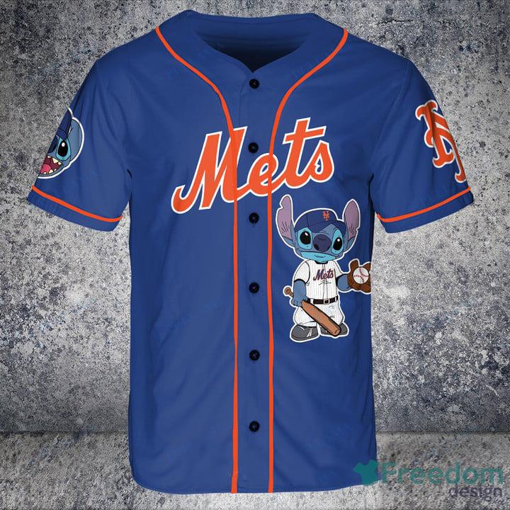 Men's Stitches Black New York Mets Team Fashion Jersey Size: Medium