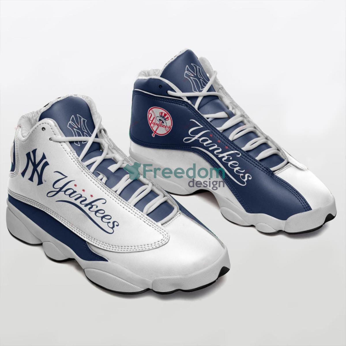 MLB New York Yankees Air Jordan 13 Shoes Custom Name - BTF Store