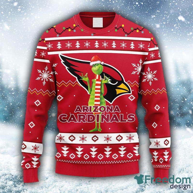 Men And Women Christmas Gift NFL Arizona Cardinals Cute 12 Grinch