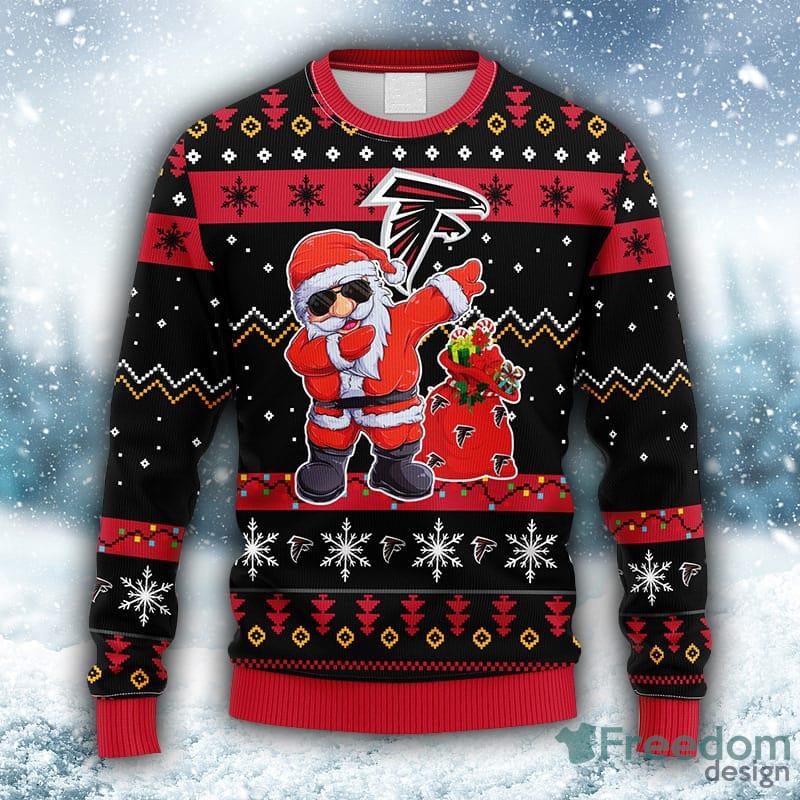 Philadelphia Eagles NFL Team Dabbing Santa Claus Funny Christmas Gift Men  And Women Ugly Christmas Sweater - Freedomdesign