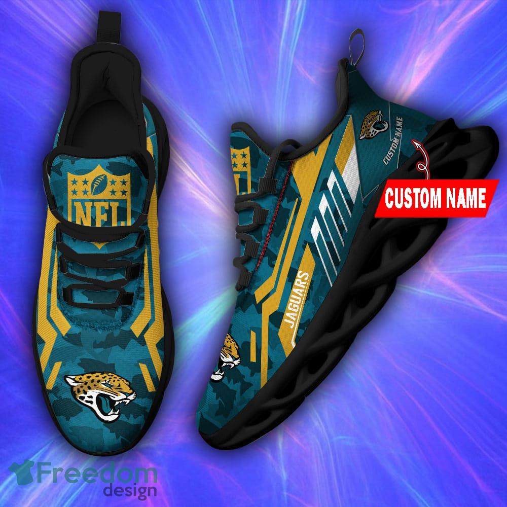 NFL Camo Fishing Indianapolis Colts Custom Name Max Soul Shoes