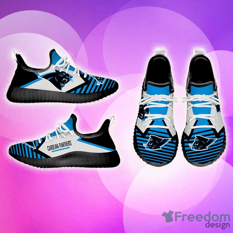 NFL Carolina Panthers Yeezy Shoes Design 9 Printed Sneakers Gift