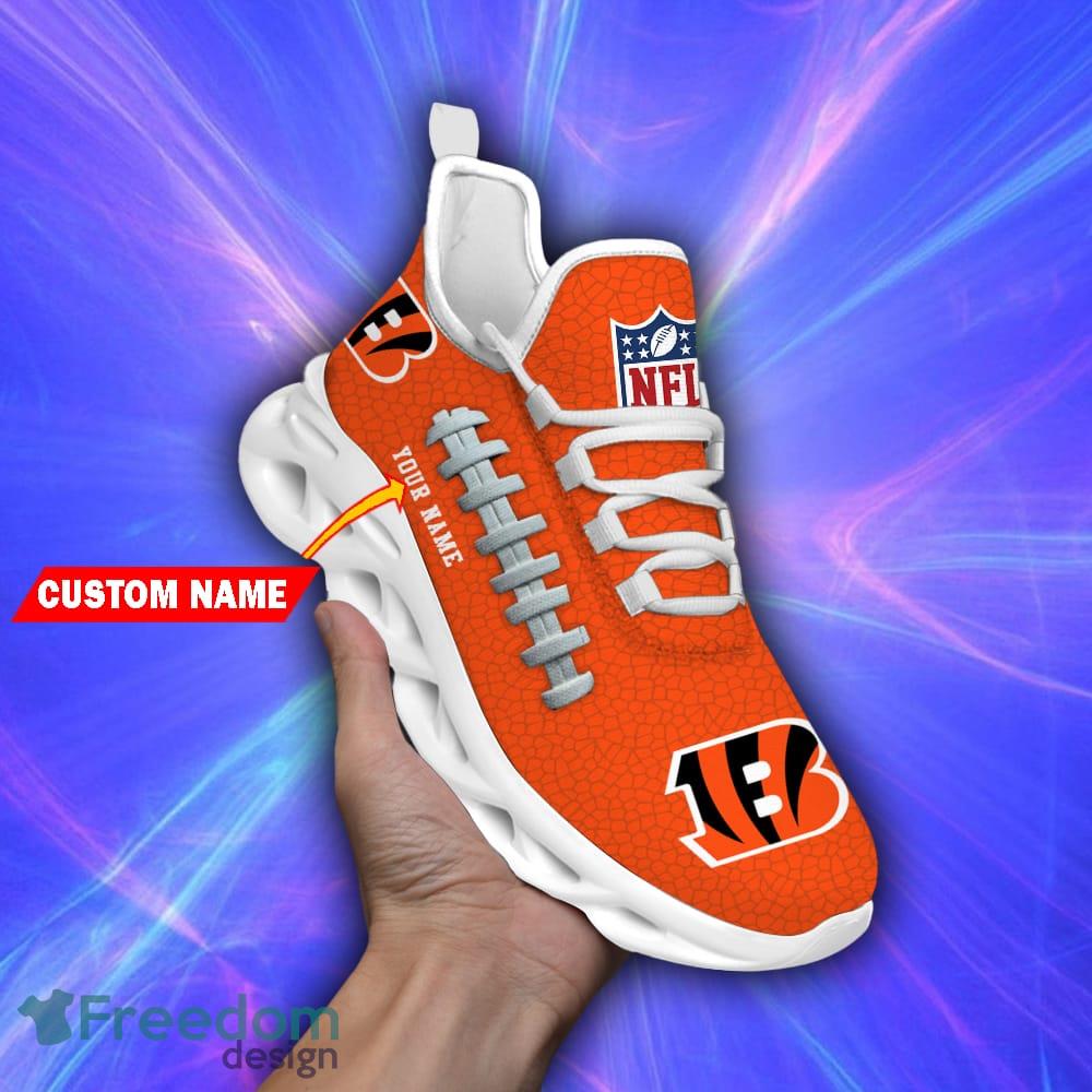 Custom Name Cincinnati Bengals NFL Max Soul Shoes