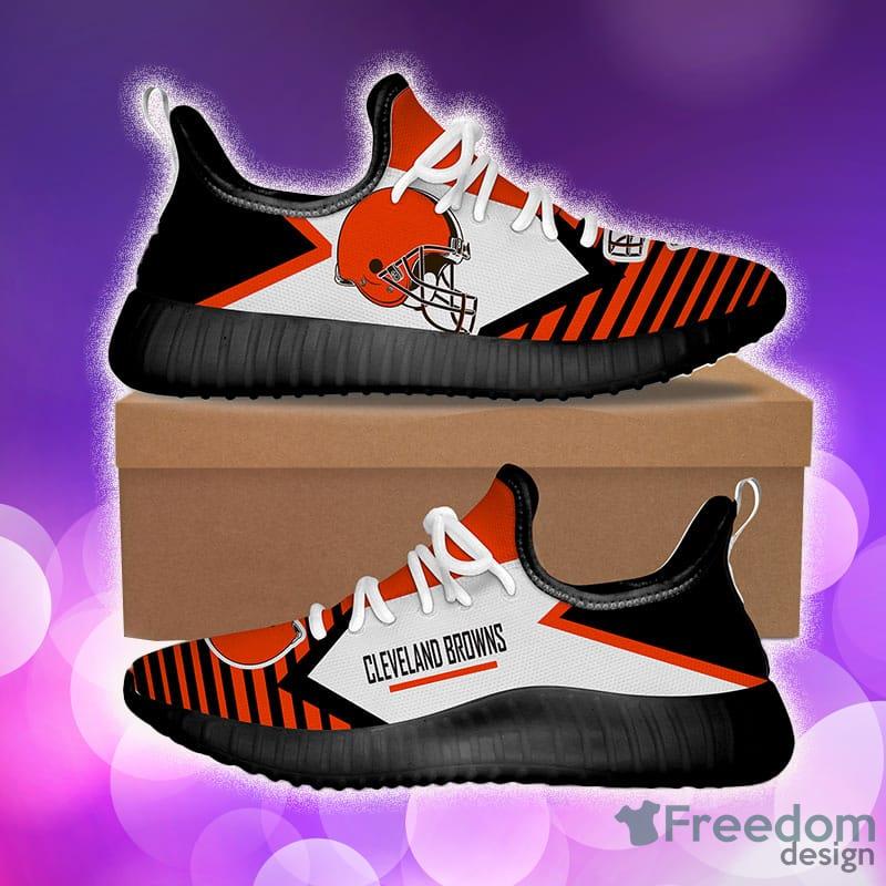 Cleveland Browns Shoes Customize Sneakers Yeezy Shoes for women