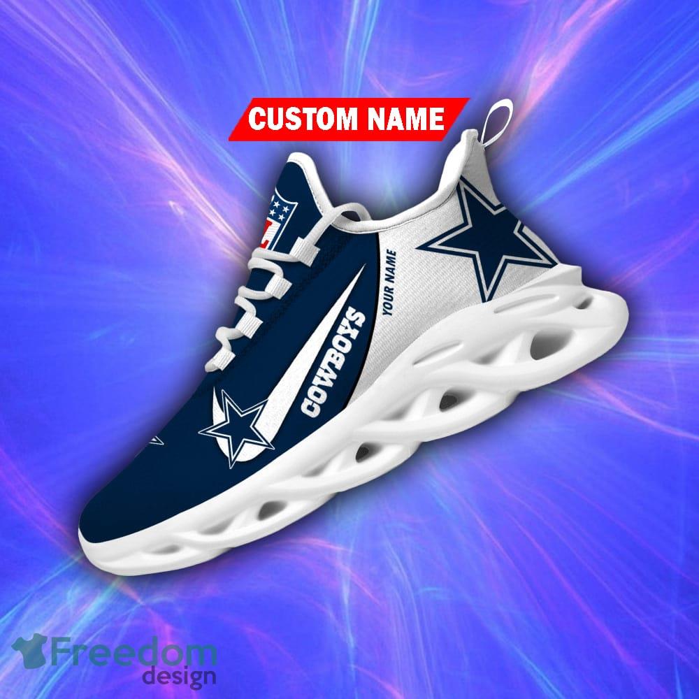 SALE] Dallas Cowboys Custom Name Air Force 1 Sneakers - Luxury