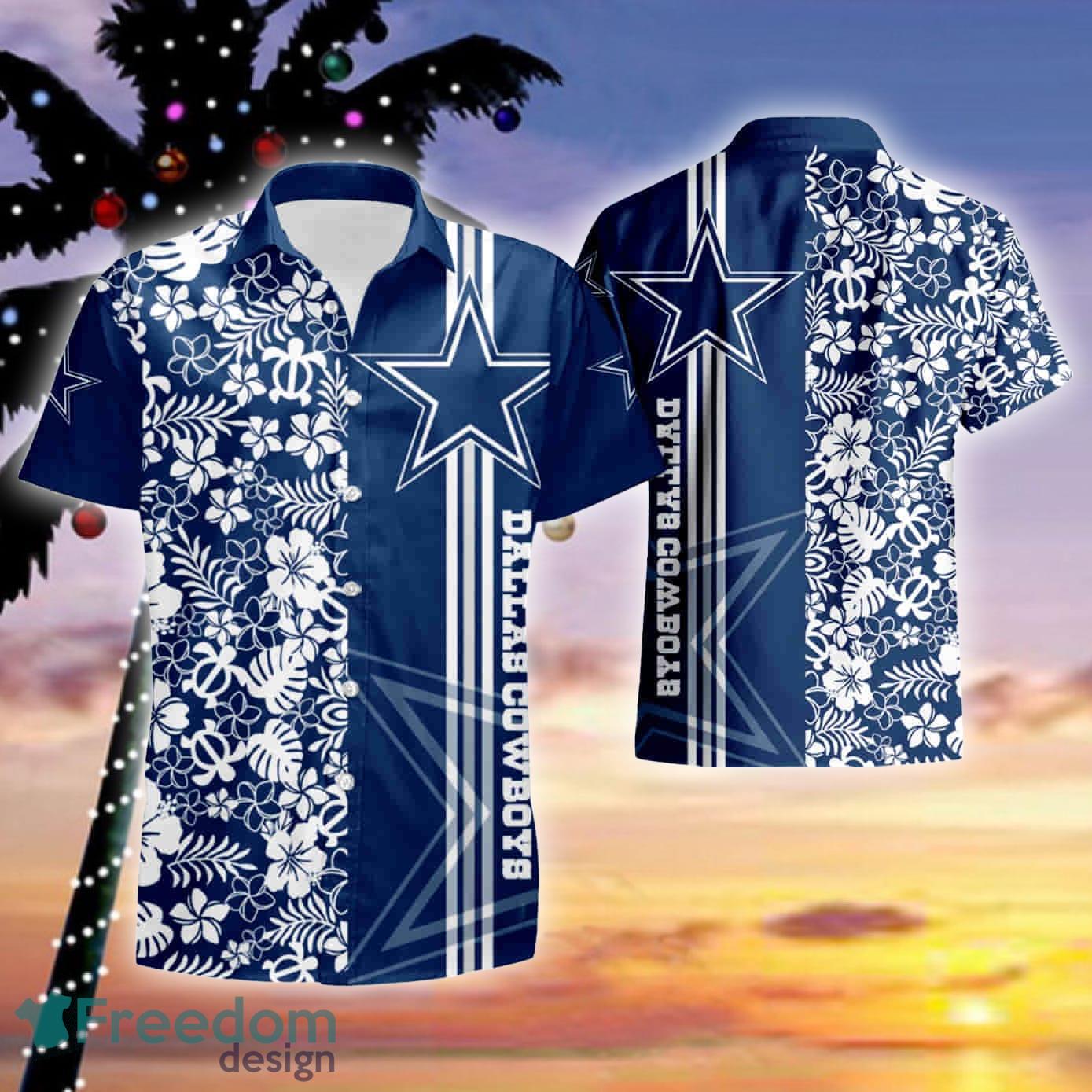 NFL Dallas Cowboys Collar Combo Hawaiian Shirt And Short - Freedomdesign