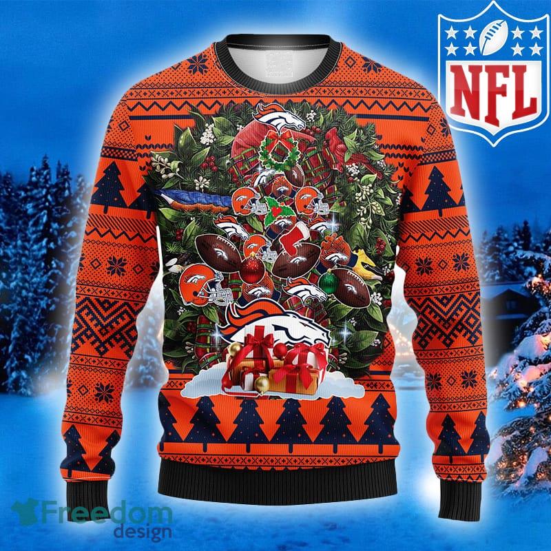 NFL Dallas Cowboys Tree Ball Logo Ideas Ugly Christmas Sweater For