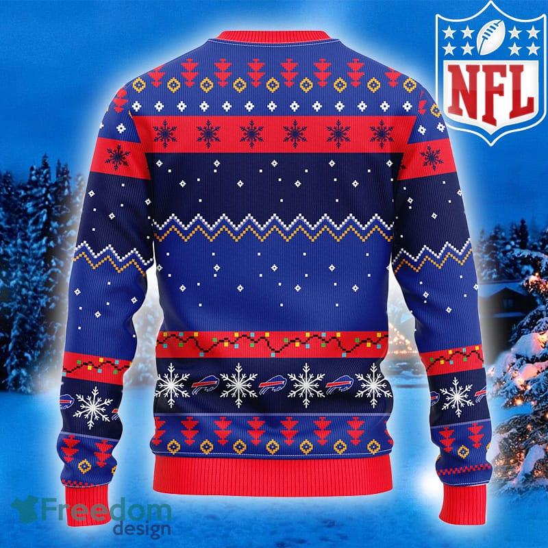 NFL Fans Buffalo Bills Dabbing Santa Claus Logo Ugly Christmas