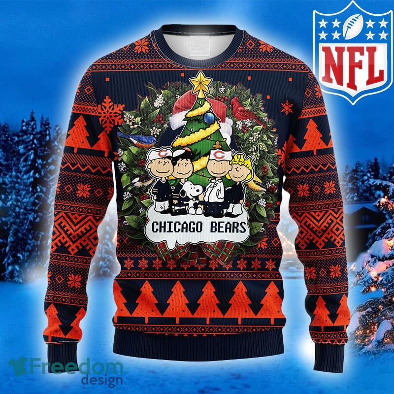 Chicago Bears Logo NFL Ugly Christmas Ugly Christmas Sweater Gift For Fans  - Freedomdesign