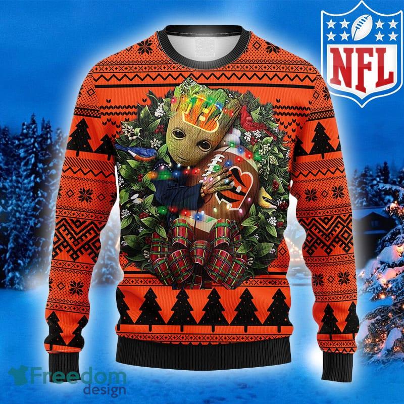 NFL Fans Cincinnati Bengals Snoopy Dog Logo Ugly Christmas Sweater For Men  And Women - Freedomdesign