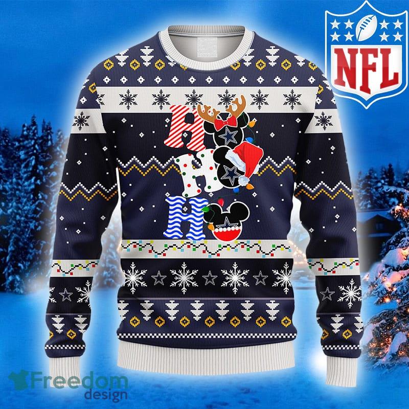 3D Print Dallas Cowboys Sweater NFL Fans Ugly Christmas Sweater