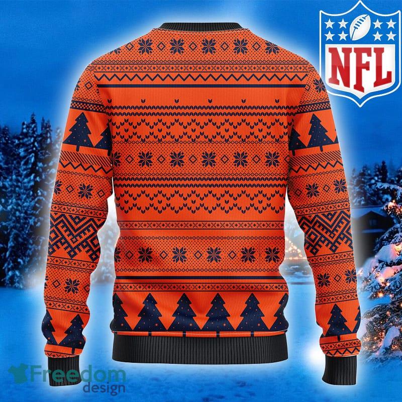 Denver Broncos Christmas Santa Claus Ugly Christmas Sweater - Freedomdesign