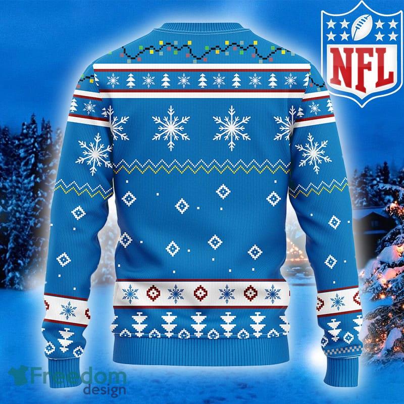 NFL Fans Detroit Lions Funny Grinch Logo Ugly Christmas Sweater