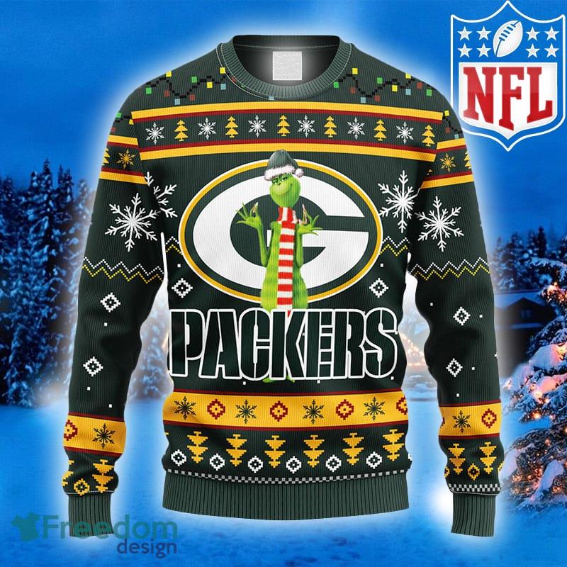 NFL Green Bay Packers Funny Minion Ugly Christmas Sweater For Fans