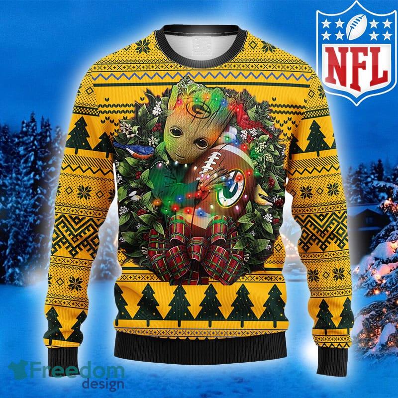NFL Fans Green Bay Packers Grinch Hug Logo Ugly Christmas Sweater For Men  And Women - Freedomdesign