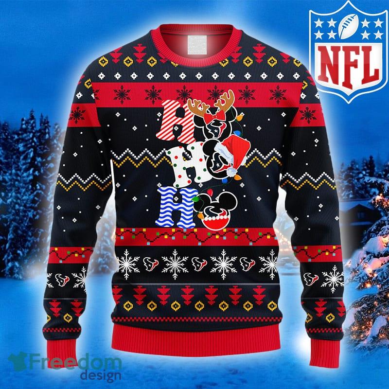 Houston Texans Fans Christmas Design Ugly Sweater Gift Men And Women -  Freedomdesign