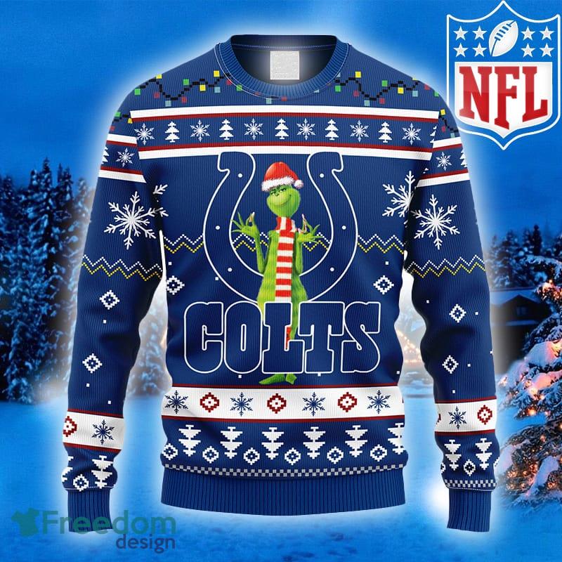 For Fans Indianapolis Colts Ugly Christmas Sweater Funny Christmas