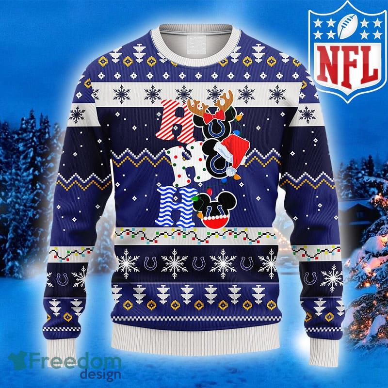 Costume Agent Indianapolis Colts Blue & White Ugly Christmas Sweater (Sweater Size: X-Large)