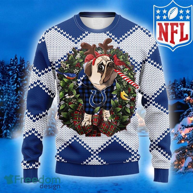 Indianapolis Colts NFL Team HoHoHo Mickey Funny Christmas Gift Ugly  Christmas Sweater