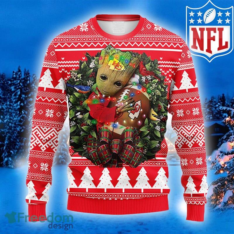 Kansas City Chiefs American NFL Football Team Logo Cute Grinch 3D Men And  Women Ugly Sweater Shirt For Sport Lovers On Christmas - Limotees