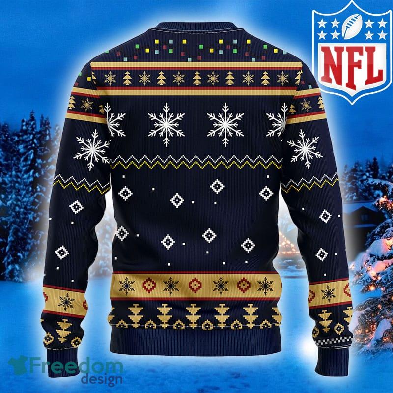 Cute Grinch American Football Los Angeles Rams Ugly Christmas Sweater