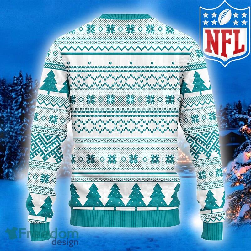 NFL Miami Dolphins Groot Hug Christmas Ugly Sweater - Limotees