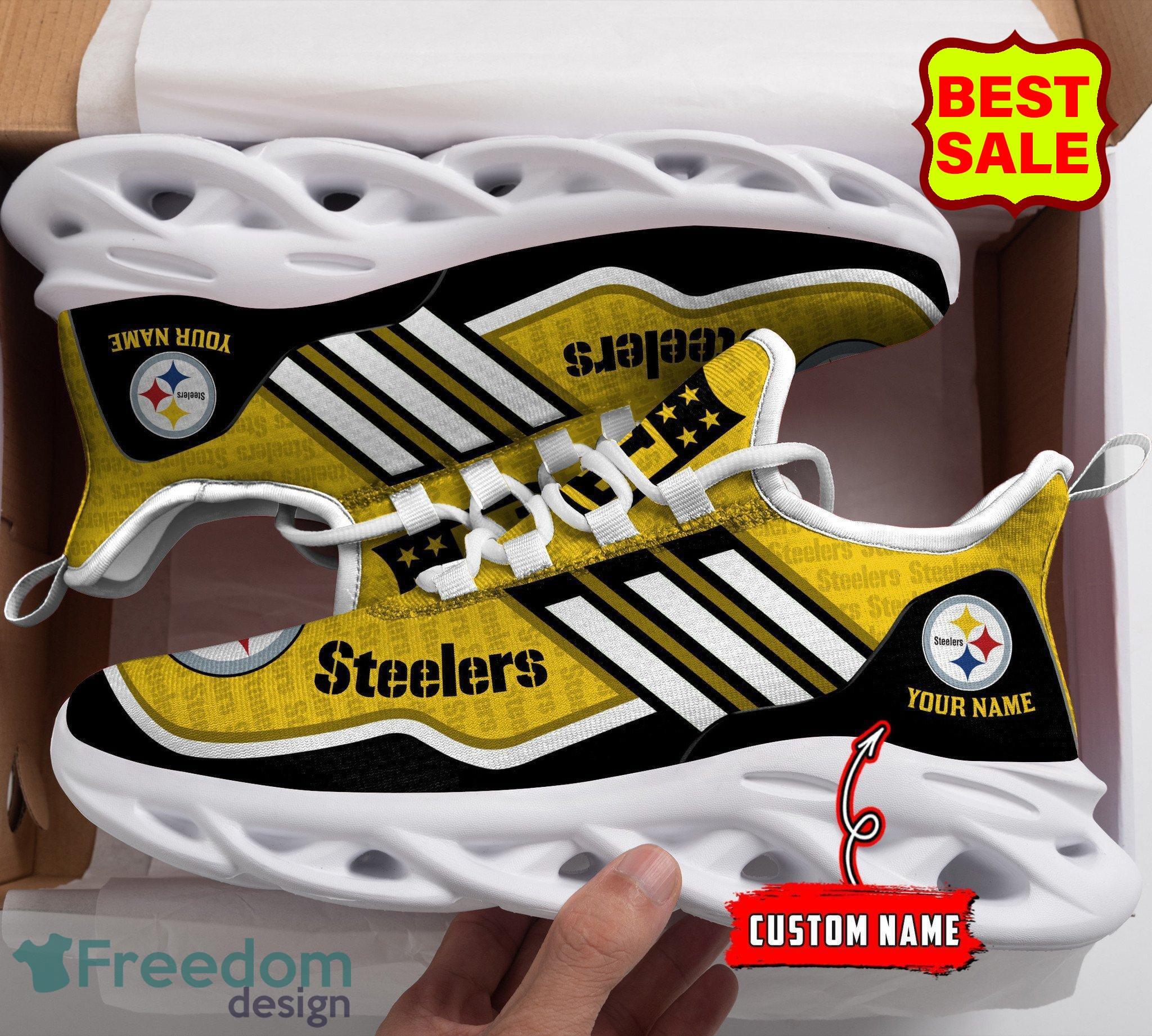 NFL Shoes Sneaker Lightweight Pittsburgh Steelers Men's Shoes For Sale – 4  Fan Shop