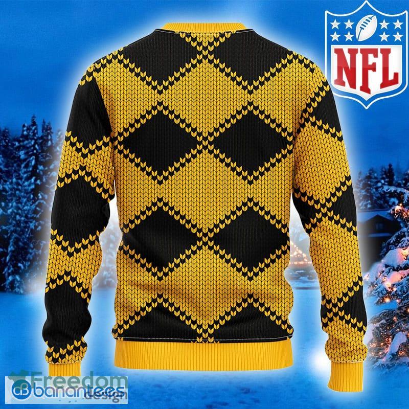 Pittsburgh Steelers Christmas Snow Ugly Sweater For Men Women - Banantees