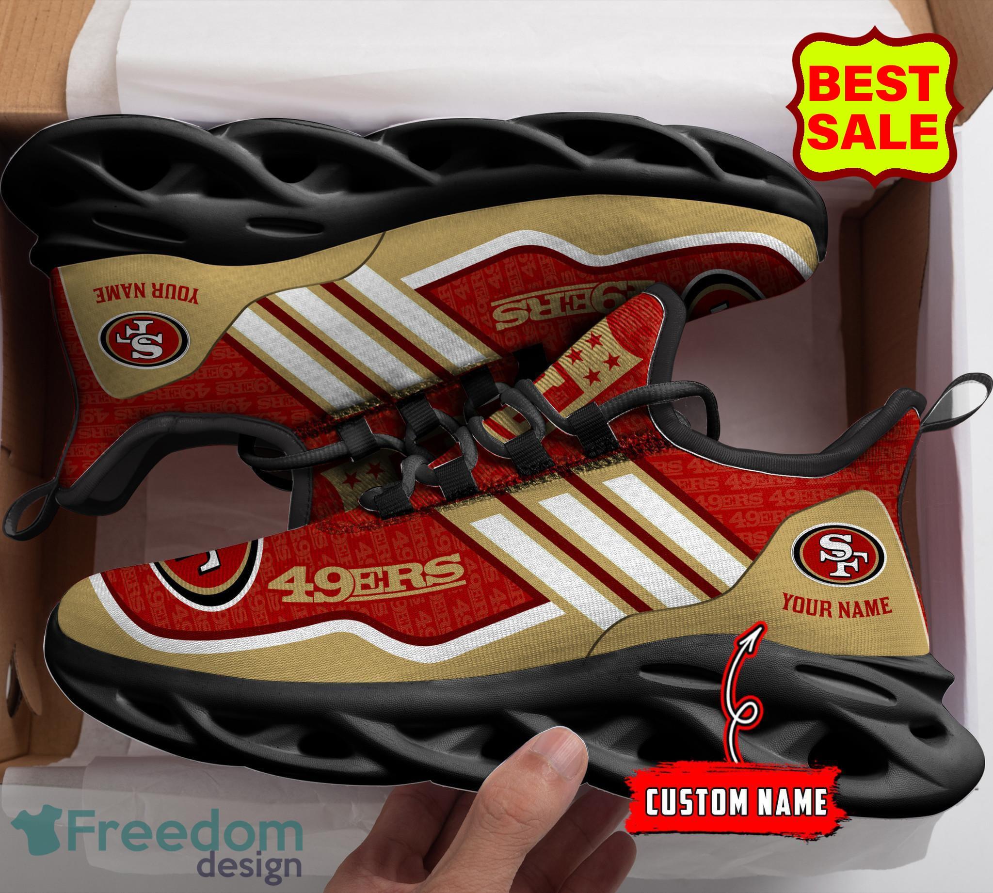 San Francisco 49ers NFL Team Premium Sneakers Custom Name Air