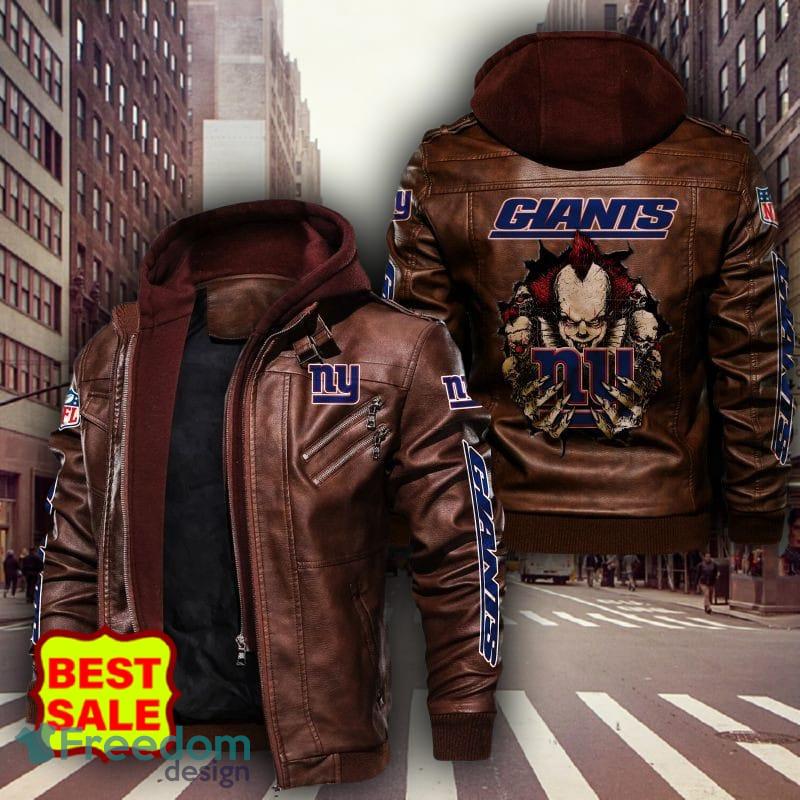 NFL Green Bay Packers Style 6 Big Logo Black Brown Leather Jacket For Fans  - Freedomdesign