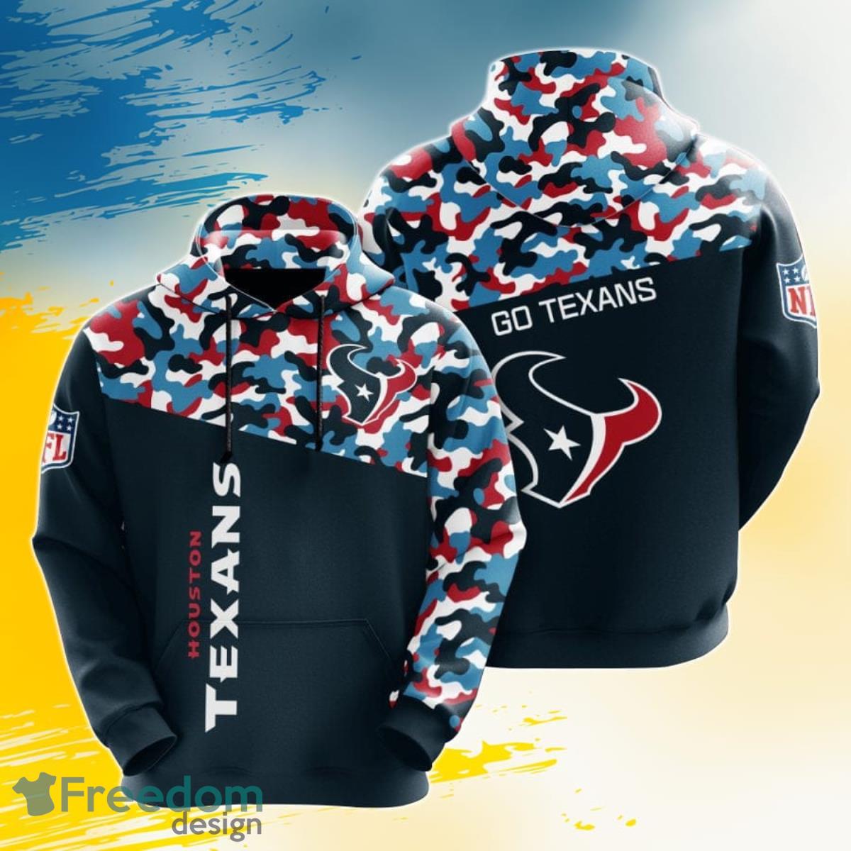 Houston Texans NFL 3D Printed Hoodie