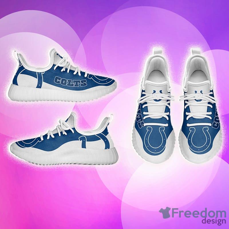 Indianapolis Colts Sneakers Shoes For Fans - Freedomdesign